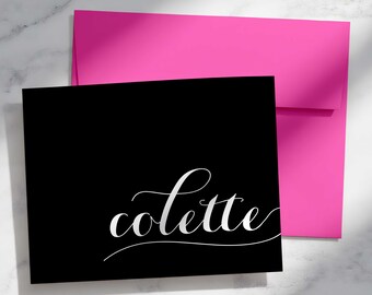 Personalized Folded Note Cards – Custom Thank You Notes With Envelopes | HOLLA SWASH