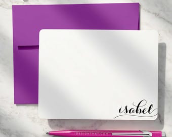 Personalized Notecards with Envelopes - Stationary for Women & Girls | HOLLA SWASH