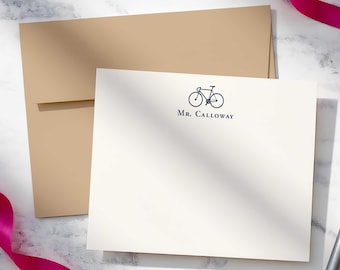 Bike Stationary Set - Personalized Notecards, Gifts for Men and Women | BICYCLE RIDE