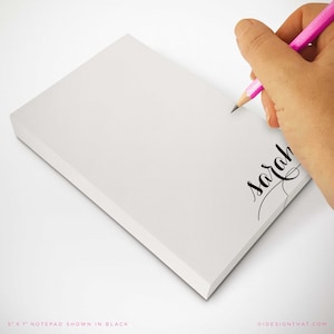 Personalized Notepad To Do List | Custom Memo Pad or Scratch Pad | Writing Paper Stationery Note Pads | HOLLA SWASH