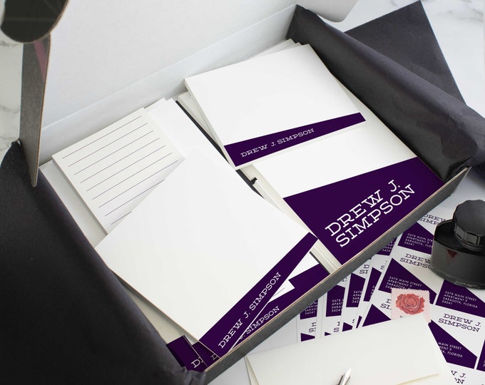 Personalized Stationary Boxed Gift Sets | SLANTED SLAB