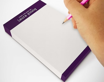 Personalized Notepad: Custom Typewriter Memo Pad for Writers