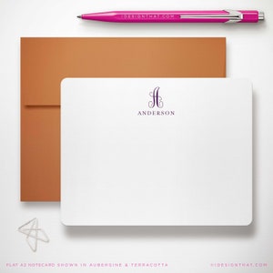 Personalized Stationary Set of Monogrammed Notecards | Custom Stationery Thank You Note Cards | Couples Engagement Gift | FAMILY MONOGRAM