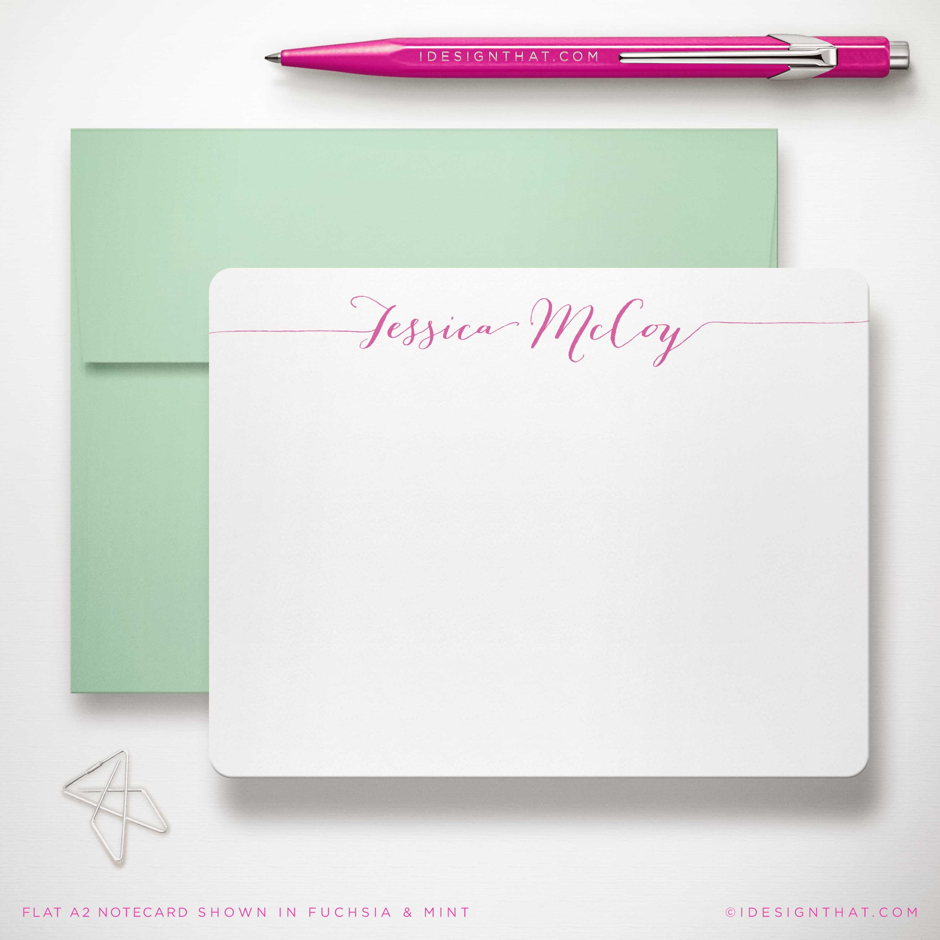 Women Personalized Stationery Note Cards Custom Stationary Wedding ...