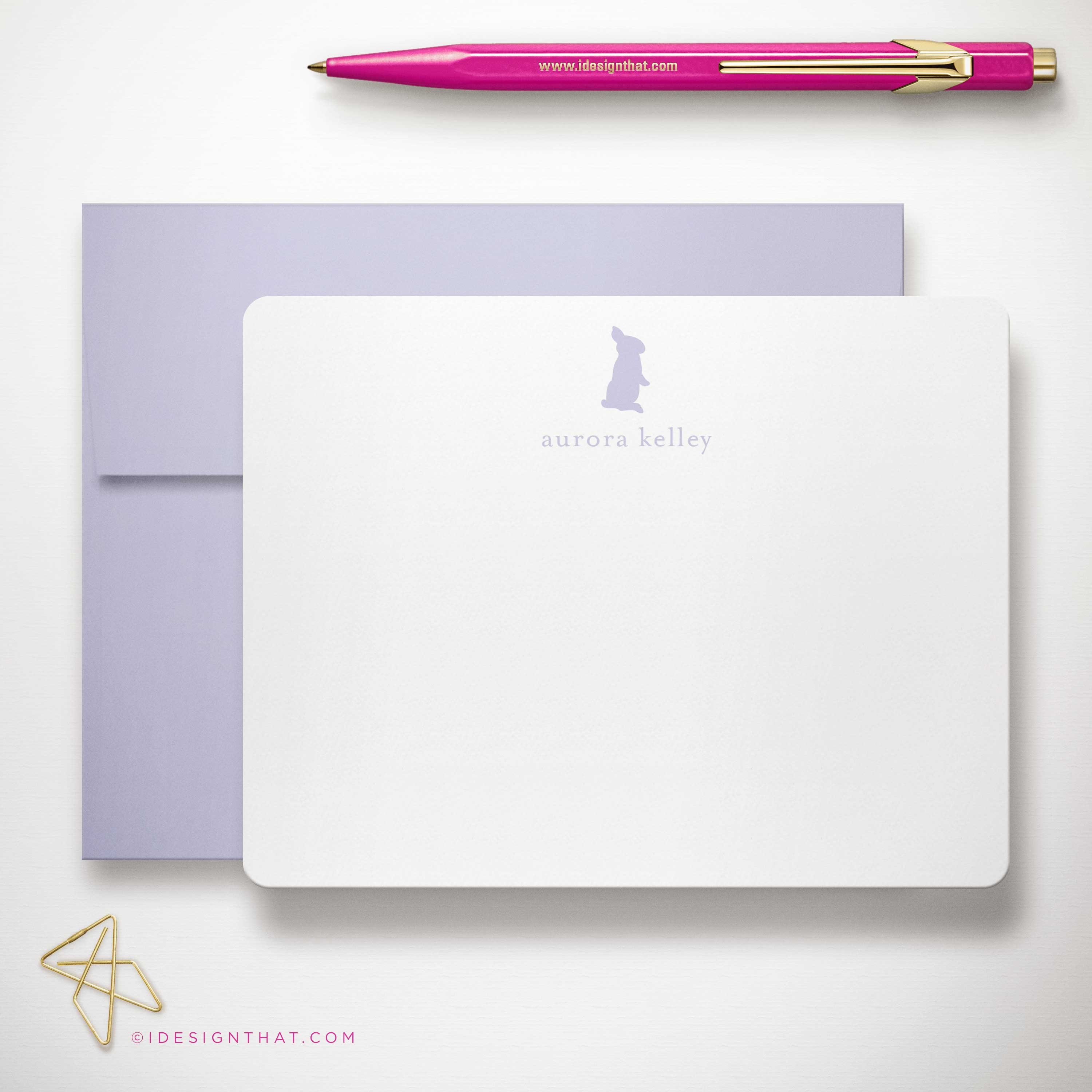 Personalized Stationery for Kids Set of Cute Notecards Etsy