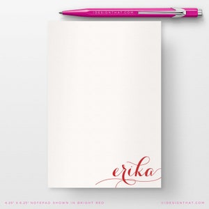 Personalized Notepad To Do List Custom Memo Pad or Scratch Pad Writing Paper Stationery Note Pads HOLLA SWASH image 4