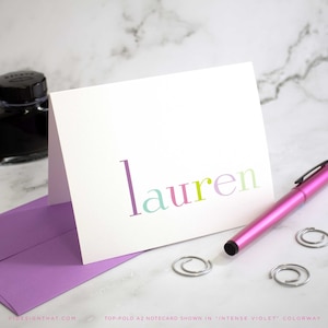 Set di cancelleria personalizzato per ragazze - Biglietti di auguri personalizzati per bambini, biglietti di ringraziamento, regali di cancelleria per ragazze o ragazzi / AMPHORA