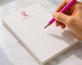Personalized Notepad, Custom Monogrammed Stationary Pads | FAMILY MONOGRAM
