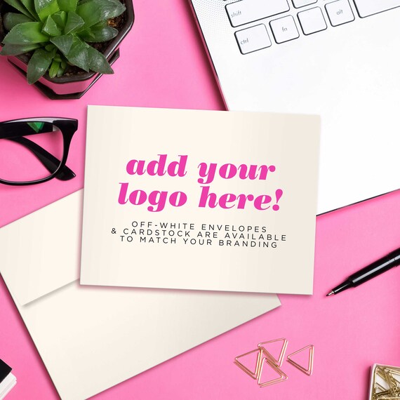 personalized corporate notecards custom business stationery fold note cards