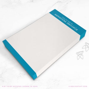 From the Desk Of Notepads Personalized for Men or Women, Customizable To Do Lists, Memo Pads of Stationary Writing Paper | TYPEWRITER BYLINE