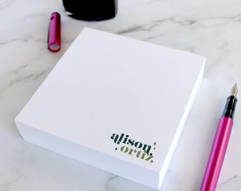 Square Block Notepads: Personalized Gifts with Retro Style | WILD STARDUST