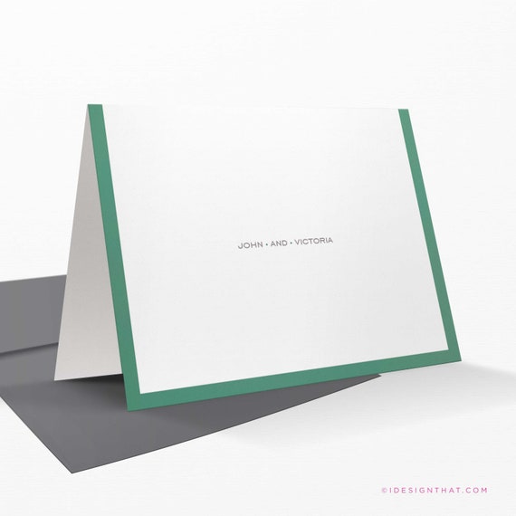 custom folded note cards with envelopes