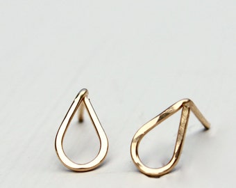 Teardrop Stud Earrings