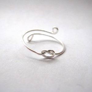 Silver Knot Ring image 3