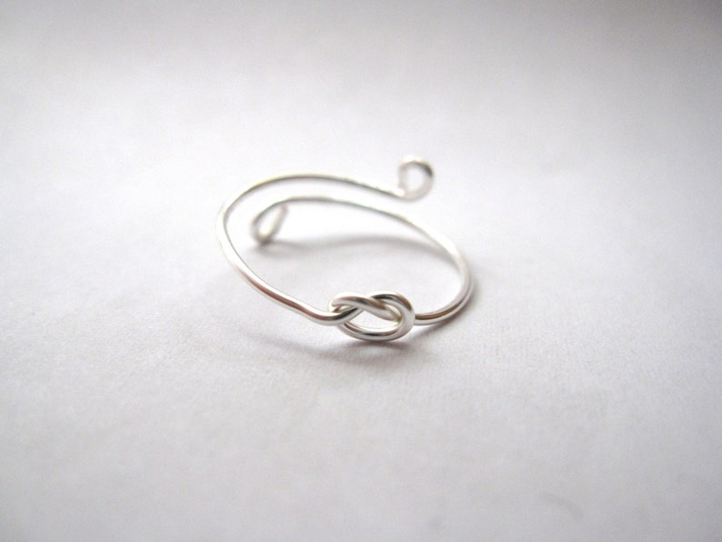 Silver Knot Ring image 3