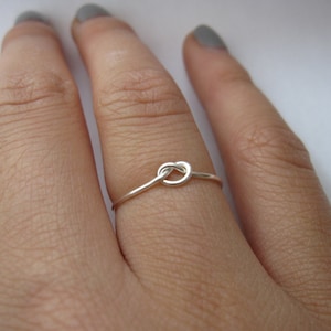 Silber Knoten Ring