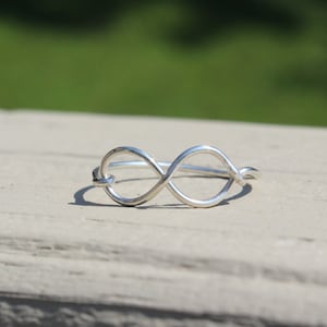 Gift- Infinity Ring, Infinity Rings, Eternity Ring, Sideways infinity ring, simple infinity ring, eternal love ring, sideways infinity