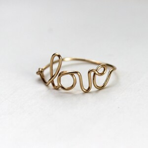 Gold Love Ring image 4