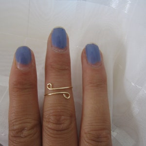 Gold Knuckle Ring