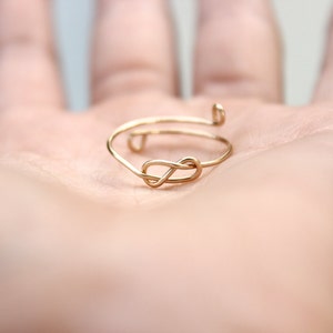 Gold Infinity Knot Ring