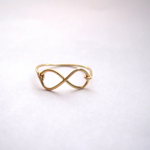 Gold Infinity Ring