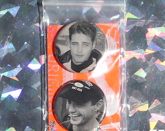 Vintage Jason Priestley Button Set