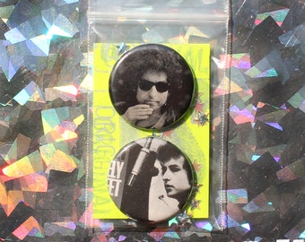 Vintage Bob Dylan Button Set