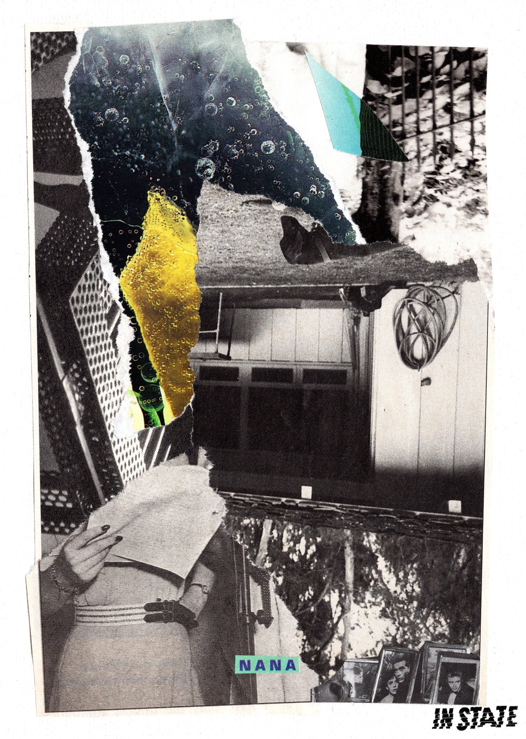 Nana Collage on Canvas Etsy