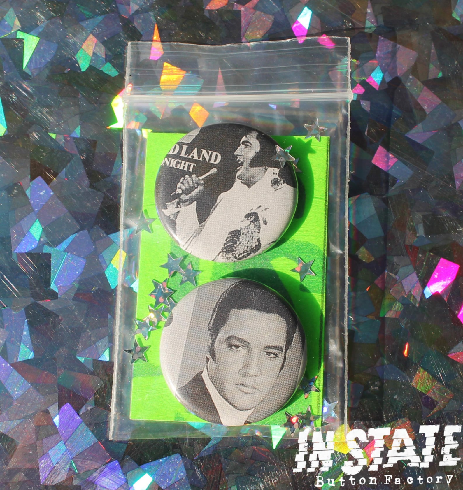Vintage Elvis Presley Button Set | Etsy