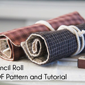 Pencil Roll PDF Pattern & Tutorial