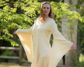 Cotton Medieval Chemise, perfect for a princess, pirate, wench, maiden, fairy, elf, or any period costume