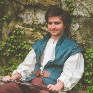 Entire Flynn Ryder costume from Tangled including Leather Jerkin, shirt, and pants