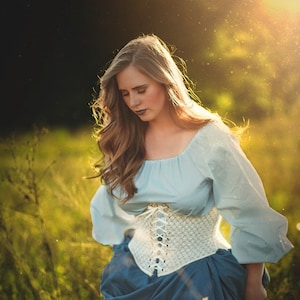 Under the Bust Corset perfect Renaissance Costume for a princess or pirate