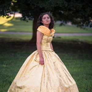 Belle Disney, Beauty and the Beast, Princess Ball Gown Costume