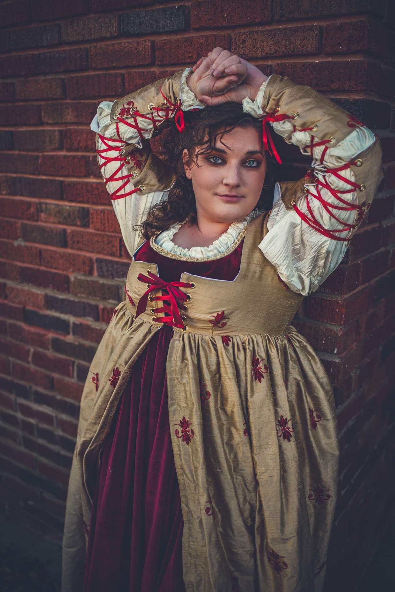 empire waist medieval dress White Cotton Blend Medieval and Renaissance Chemise Dress | Empire Waist  Gown for LARP, Reenactment, Cottagecore, and Fairytale