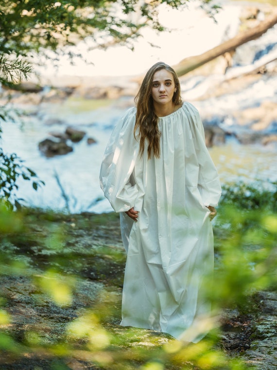Renaissance Cotton Chemise Perfect for a Princess Pirate Wench Maiden Fairy Elf or Any Period Costume Etsy