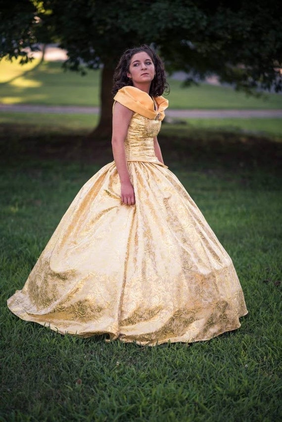 Belle's ballgown - Disney's Beauty and the Beast by giusynuno on DeviantArt