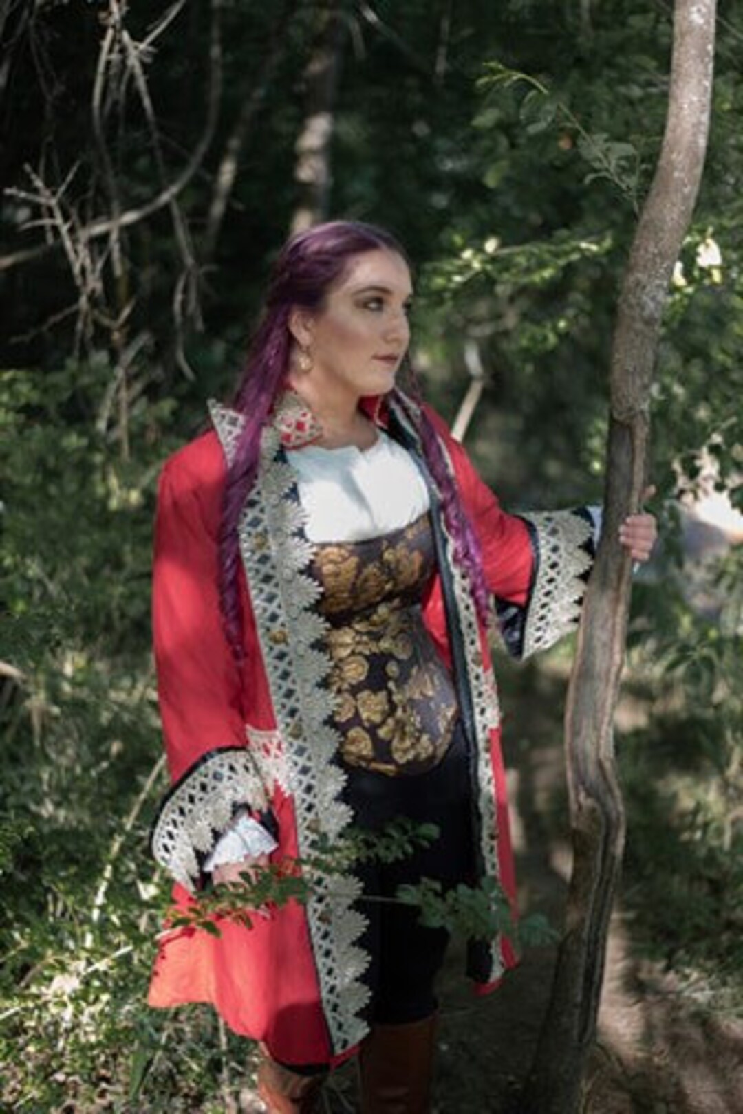 Fancy Pirate Coat Perfect Costume for a Pirate Feminine Cut - Etsy