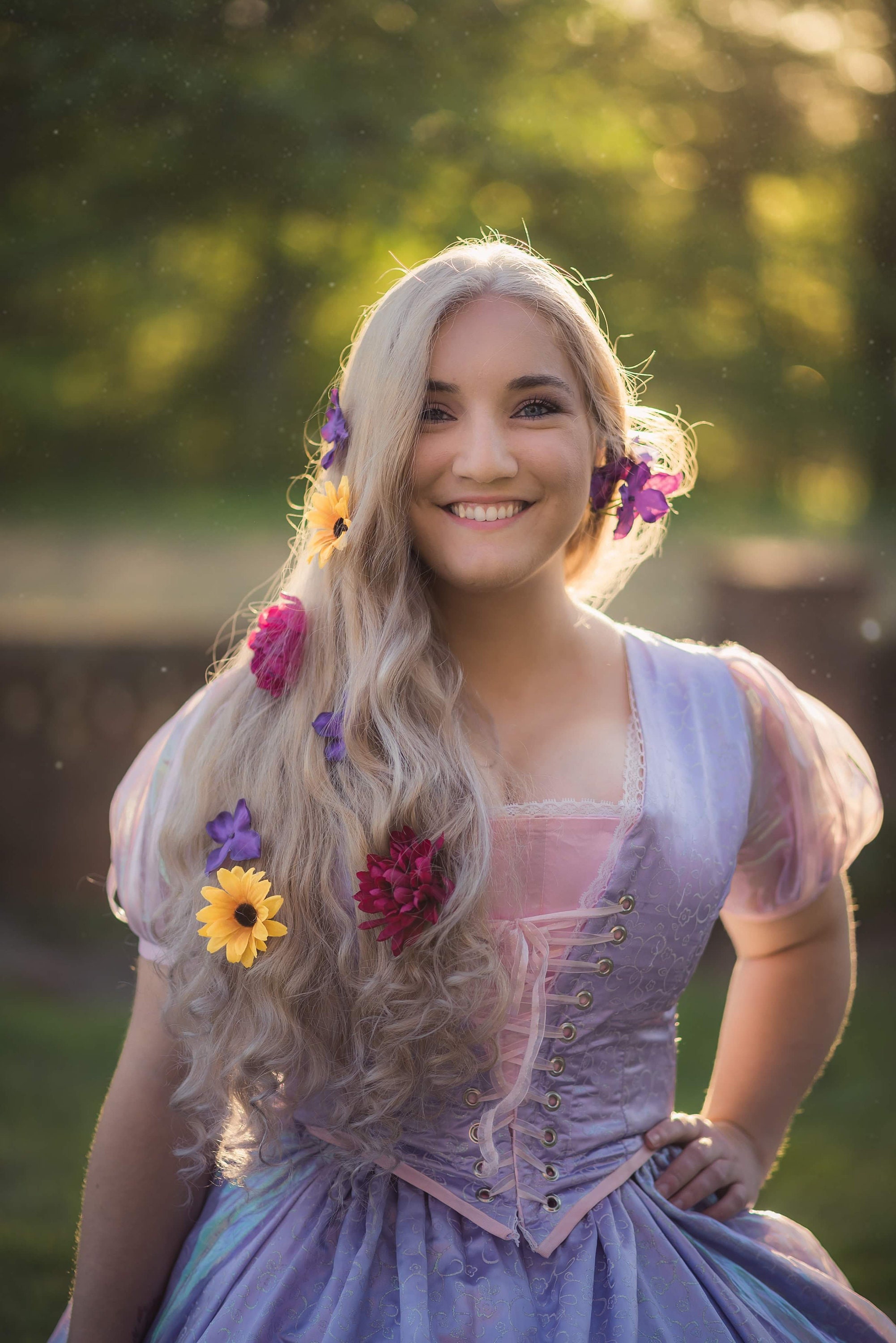 rapunzel prom dress Wedding inspired fingerless gloves Rapunzel Disney, Princess Ball Gown