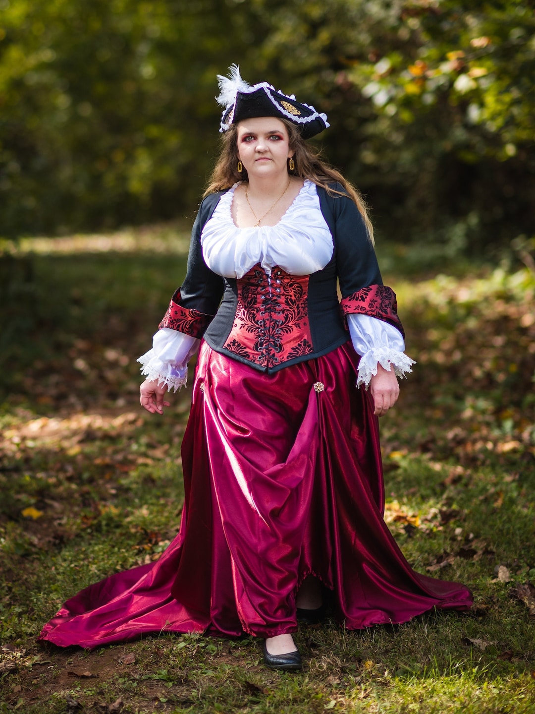 Pirate Sleeved Corset Perfect Renaissance Costume for a Princess