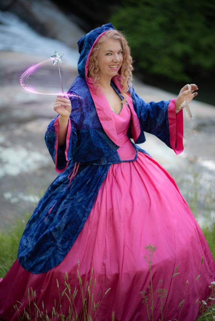 Fairy Godmother Halloween Costume 2022 Fairy Godmother Disney Princess Ball Gown Costume Etsy India