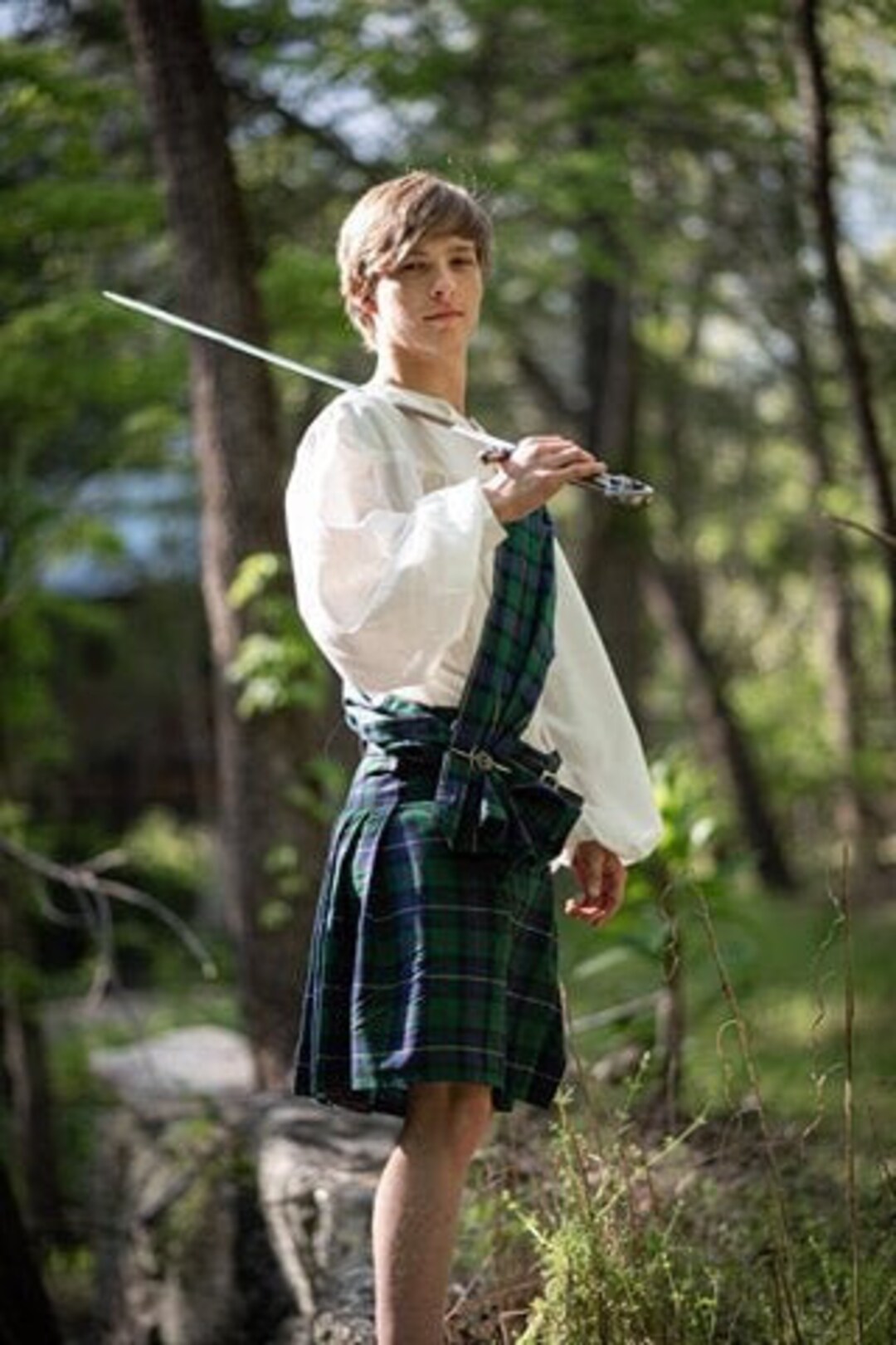 Kilt With Buckles for Highland Games or Celtic Festival
