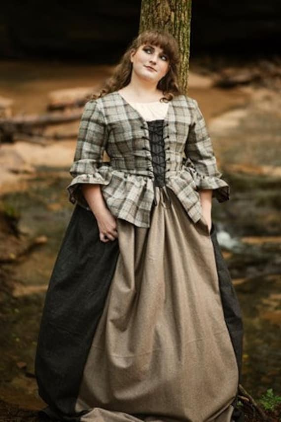 Renaissance Outlander Overdress W Stomacher Perfect Costume for Princess or Peasant Etsy