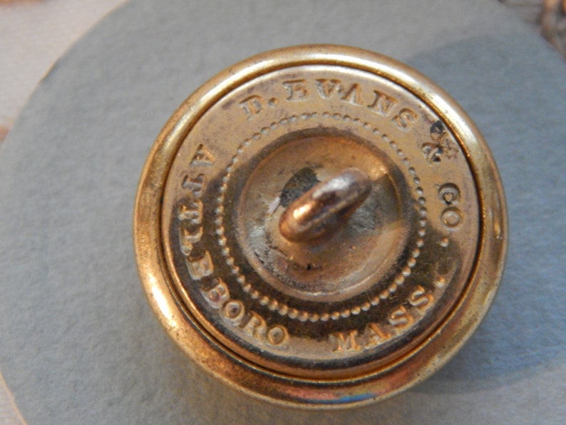 D. Evans - Uniform Button With Eagle and Anchor - Dating 1800's - Etsy