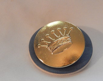 Crown - Reproduction Studio Button by Gary Gerber
