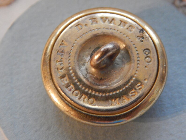 D. Evans - Uniform Button With Eagle and Anchor - Dating 1800's - Etsy