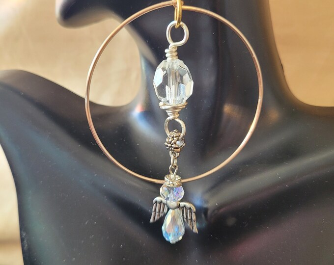 Guardian Angel ... Jewelry ... Earrings ... Hoops ... Unique jewelry ... Jewelry lovers ... Handmade ... Handcrafted