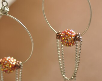 You're Incredible ... hoop earrings ... wearable art ... jewelry lovers ...handmade ... handcrafted ...unique jewelry
