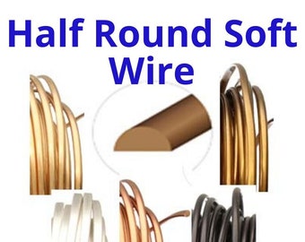 Wire - Half Round - Dead Soft - 21g