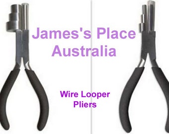 Wire Looper Pliers - Wrap & Tap - make rings, loops, bails !